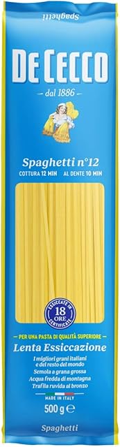 De Cecco Spaghetti No.12, 500 g (Pack of 1)