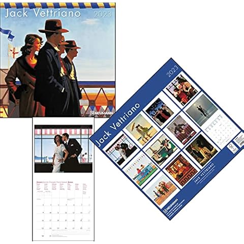 Jack Vettriano Official Calendar 2023 Cover