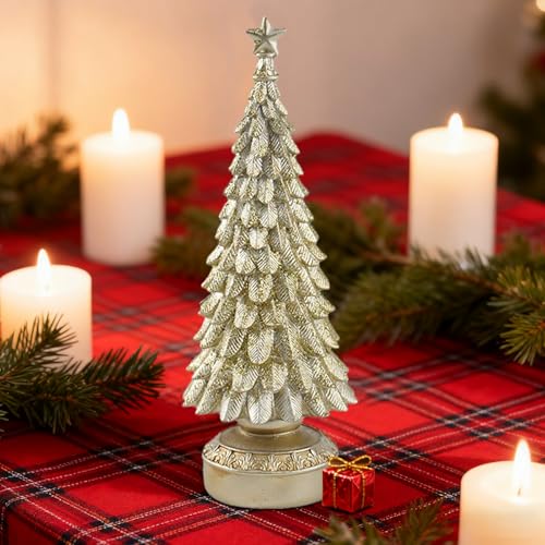 Figurine de sapin de Noël compacte pour embellir les petits espaces - 7