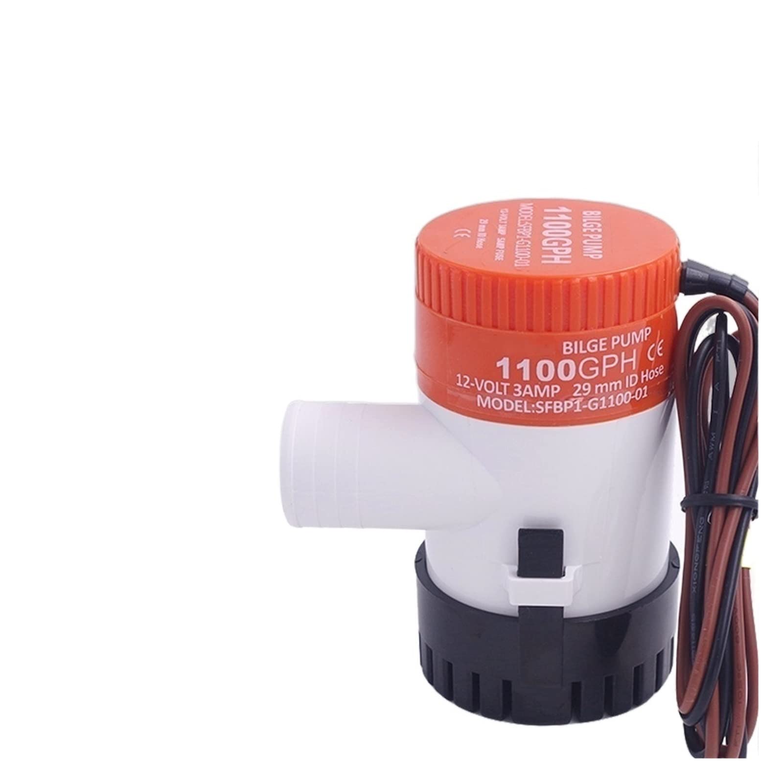 Merhovo 500Gph 12V Water Pump, Electric Bilge Pump 1100 750 Dc Submersible Water Aquarium For Rvs, Boats And Seaplanes(500Gph 12V)
