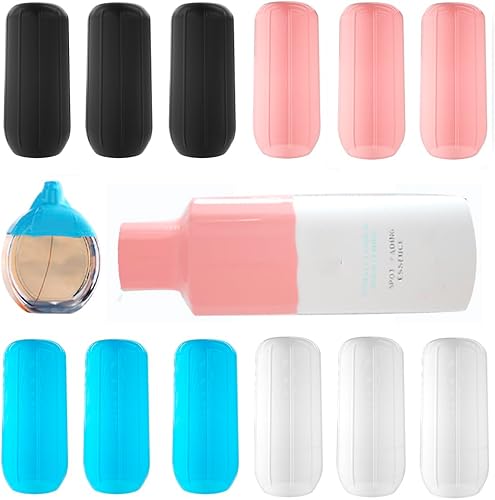 PeaMirmy Fundas elásticas de silicona reutilizables para prueba de fugas para contenedores de viaje en equipaje, cocina reutilizable, artículos de