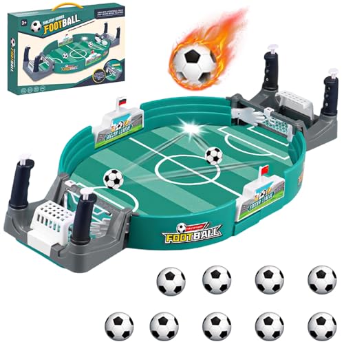SZSMW Mini Tischkicker - Tischfussball Spiel - TischfußBall Kinder - Geeignet FüR Spielzimmer, Firmenlounges, Hausbars, Partys Im Freien, Perfekt FüR ZusammenküNfte Mit Familie und Freunden