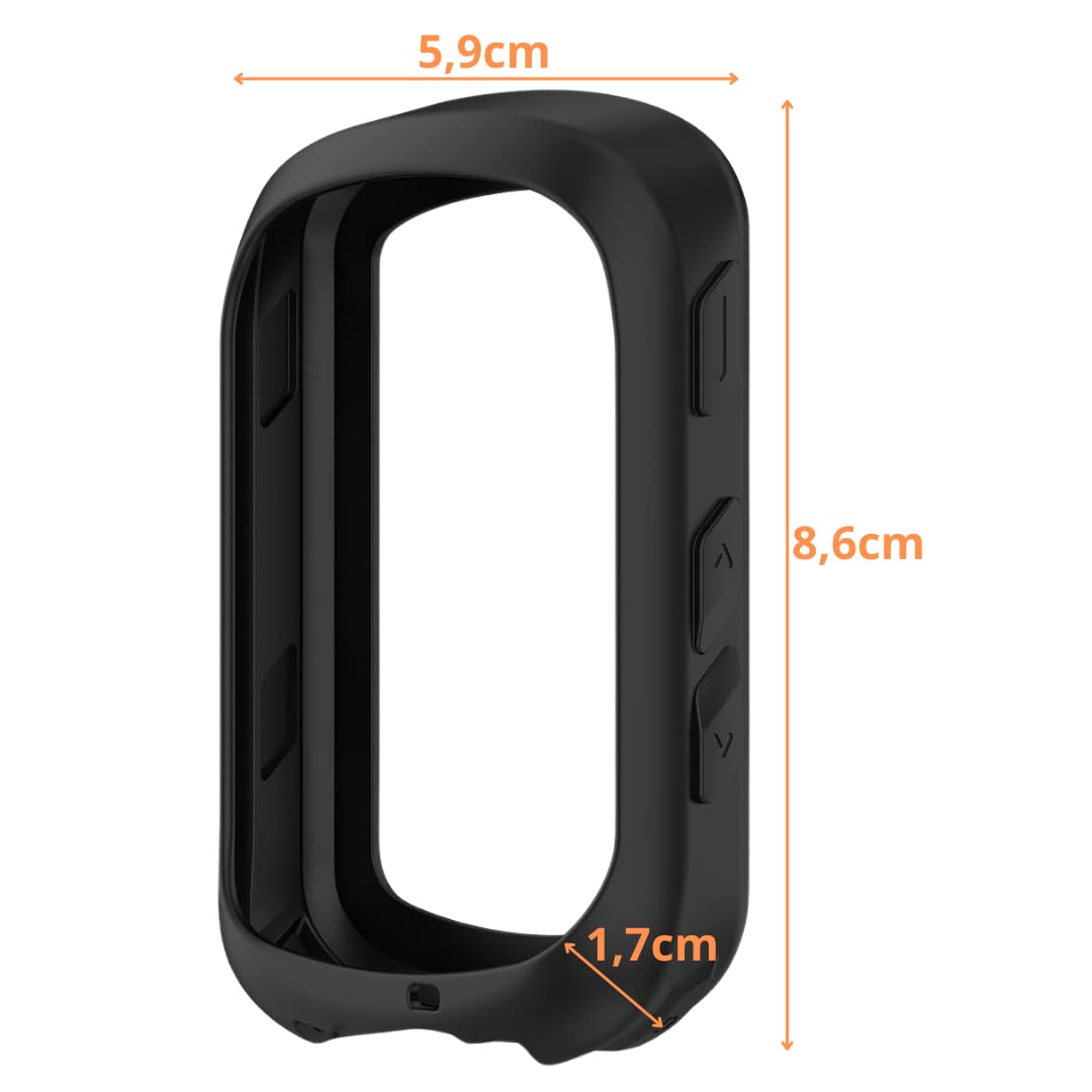 Etui do Garmin Edge 540 / Edge 840 - czarne silikonowe etui miękkie ochronne Phonillico®