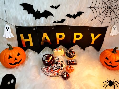 LD 135g Edible Halloween Sprinkles Of Bloody Eyes/Bone,Black White Skull/Pumpkin Sugar Cake Sprinkles, Edible Halloween Cake Decorations, Sugar Beads for Cupcake Cakes On Halloweens Party (Hallo MIX) - Image 5