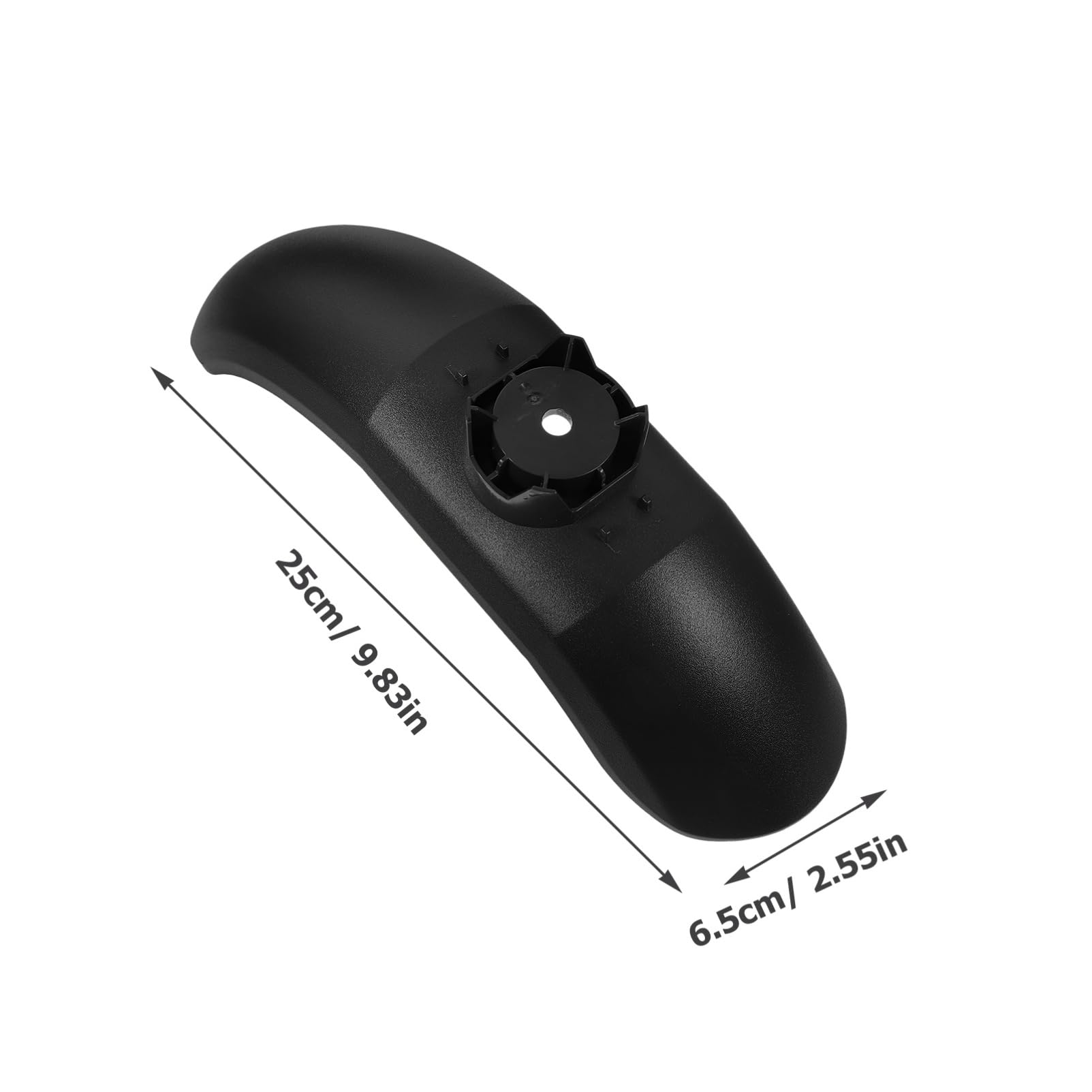 Happyyami 5St Kotflügel vorne Gaspedal Kotflügelhalterung für Rollerhalterung Rad e-Scooter ersatzteile e Scooter ersatzteile Scooter-Versorgung Kotflügelhalterungen für Roller Plastik Black