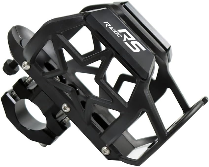 for B&M&W R1200RS R1250RS Adventure Motorcycle Beverage Water Bottle Cage Drink Coffee Cup Holder Bumper Holder Stand Wate Drink Cup Holder Cup Holder(Color:Black)