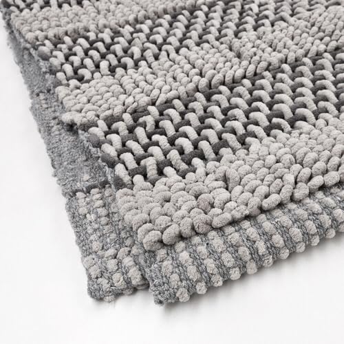 Alfombra de baño absorbente en algodón trenzado con relieve suave 4