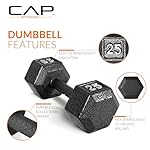 CAP Barbell Cast Iron Hex Dumbbell | Multiple Options - Image 3