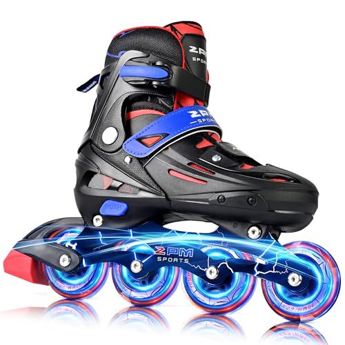 2PM SPORTS Adjustable Inline Skates Kids Boys Ages 5-8 8-12 4-6 6-12...