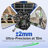Huepar Pro Laser Level with Receiver 4 * 360° Self Leveling Laser Leveler - 3