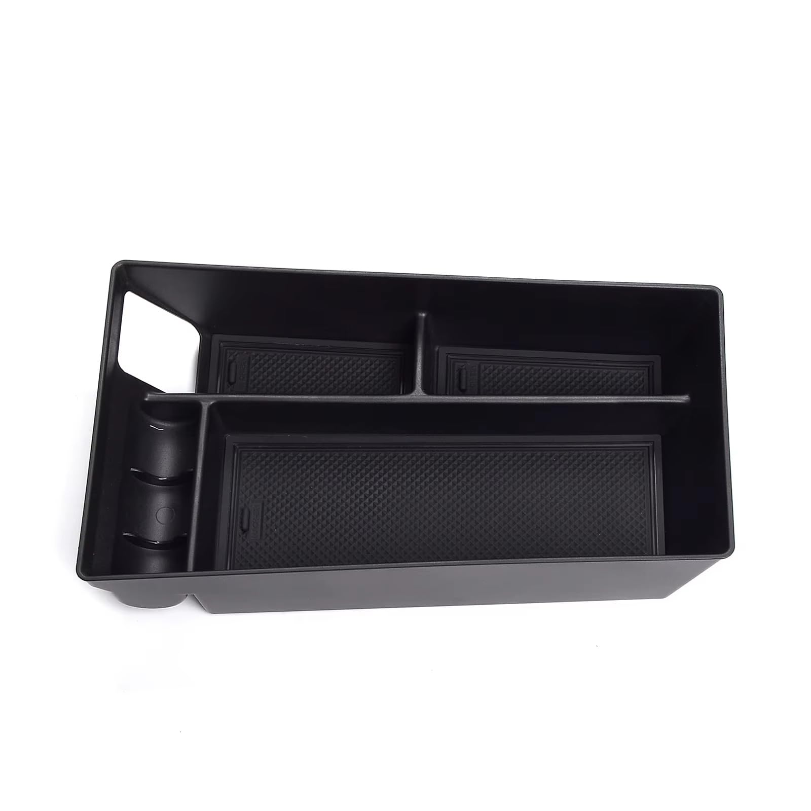HNDZCYSMGS Boot Organiser Compatible With Mustang For Mach-E 2021 2022 2023 Center Console Armrest Storage Box Organizer Holder Accessories BLACK