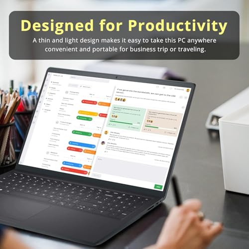 Image of Dell Inspiron 15.6 Inch Business Laptop | FHD Touchscreen | Intel Core i7-1255U, 12th Gen 10-Core CPU (Up to 4.7 GHz) | 32GB RAM, 2TB SSD | Iris Xe Graphics | Windows 11 | WiFi-6 | 9HR Battery