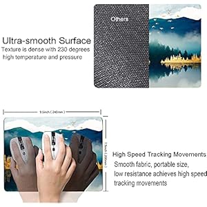 Mountains Mouse Pad, Landscape Mouse Pad, Mouse Mat Square Waterproof Mouse Pad Non Slip Rubber Base MousePads for Office Laptop, 9.5"x7.9"x0.12" Inch Mountains Mouse Pad Landscape Mouse Pad Mouse Mat Square Waterproof Mouse Pad Non Slip Rubber Base MousePads for Office Laptop 95x79x012 Inch