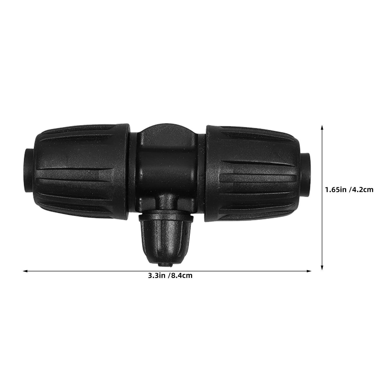 PACKOVE 30 Unidades Conector de Riego Agrícola en Pp Diseño a Prueba de Fugas y Estructura de Bloqueo Seguro para Tuberías y Tubos de Irrigación en Aplicaciones Paisajísticas
