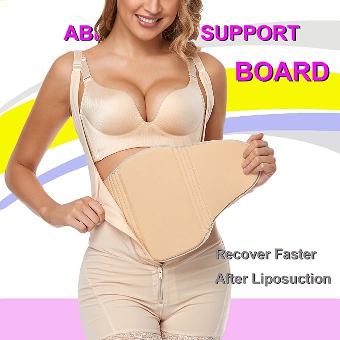Abdominal Compression Board Post Surgery & Liposuction | Belly Flattening Ab Board with Lipo Foams3