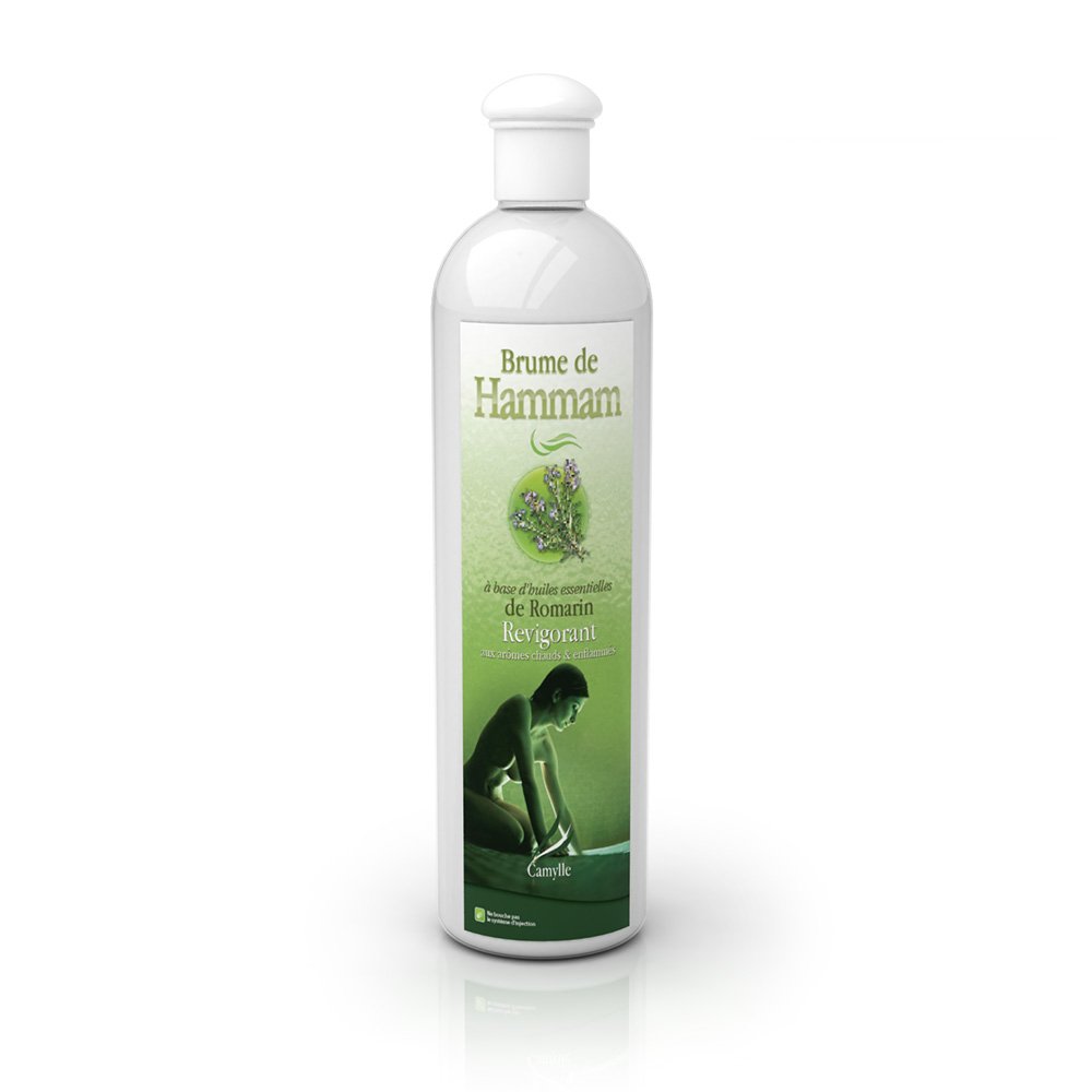 Camylle - Steam Bath Fragrance Rosemary - Fragrances made from Essential Oils for Steam Rooms, Steam Baths, or Steam Showers - Bracing with warm burning aromas - 500ml