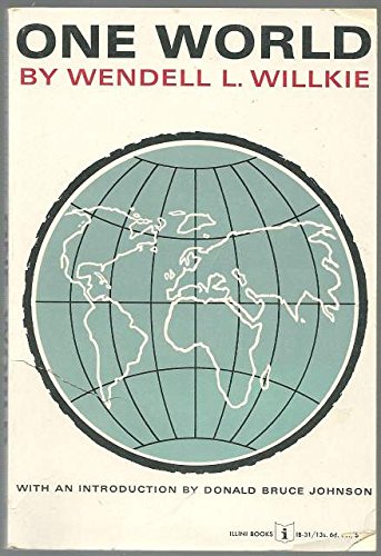 One World, (Illini books) B0007DWHM4 Book Cover