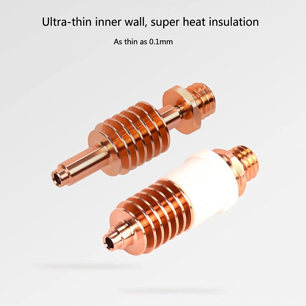 Super Glatte Dragon Core Heatbreak Extruder Hotend Messing Düse Reparatur Für 3D Drucker Hotend