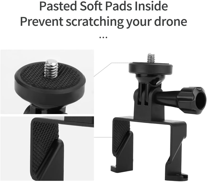 Miniatura 7 de BTG DJI Avata Accesorios Soporte de montaje de cámara de acción para Pocket 3Action 5 Pro 4 3Insta360 Go 3 3S X5 X4Adaptador de montaje de luz