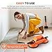 Floor Gap Fixer Tool Heavy Duty 45°Striking Surface Floor Gap Repair Tool Made of Iron & Enhanced Suction Cup with Slot Cutter, Hammer and 5pcs Sticky Pads for Fixer Laminate/Vinyl Flooring Tools