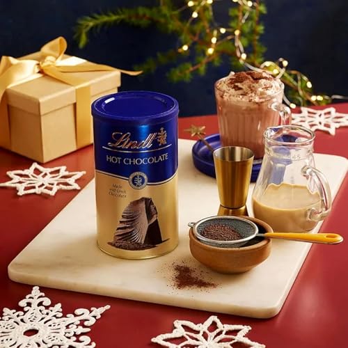 Image of Lindt Swiss Hot Chocolate Milk Powder Mix, 300g, Rich Creamy Hot Beverage Mix in Signature Blue Tin (Product Of Switzerland)