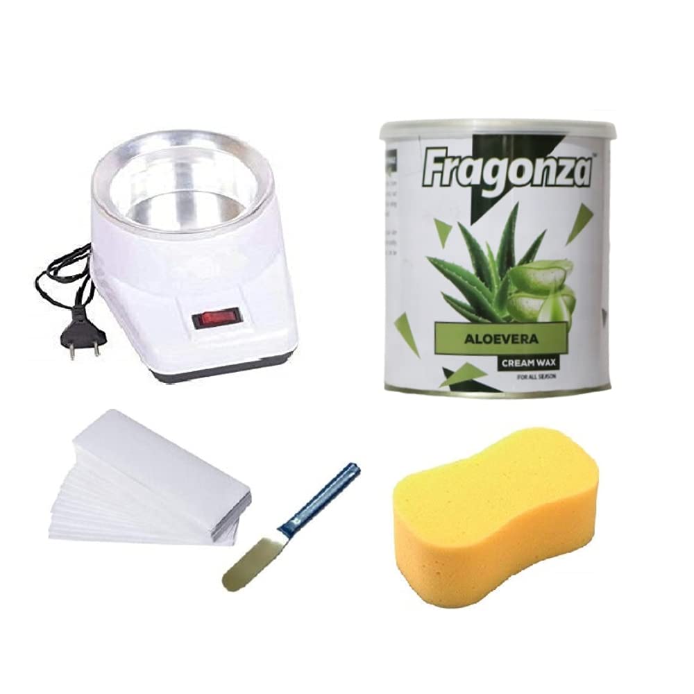 Big saving Fragonza Wax Heater Machine Combo Kit Hair Removal Wax Cream for Women, 800 g, Pack of 5 (Aloe Vera Wax) (B097L4CFGM) Amazon Price History, Amazon Price Tracker