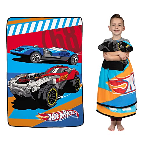 Franco Manta de Felpa súper Suave para niños, 62 x 90 Pulgadas, Hot Wheels