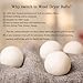 Wool Dryer Balls Organic XL 6 Balls per Pack by Loaddvni, Save Time,Money,Energy.