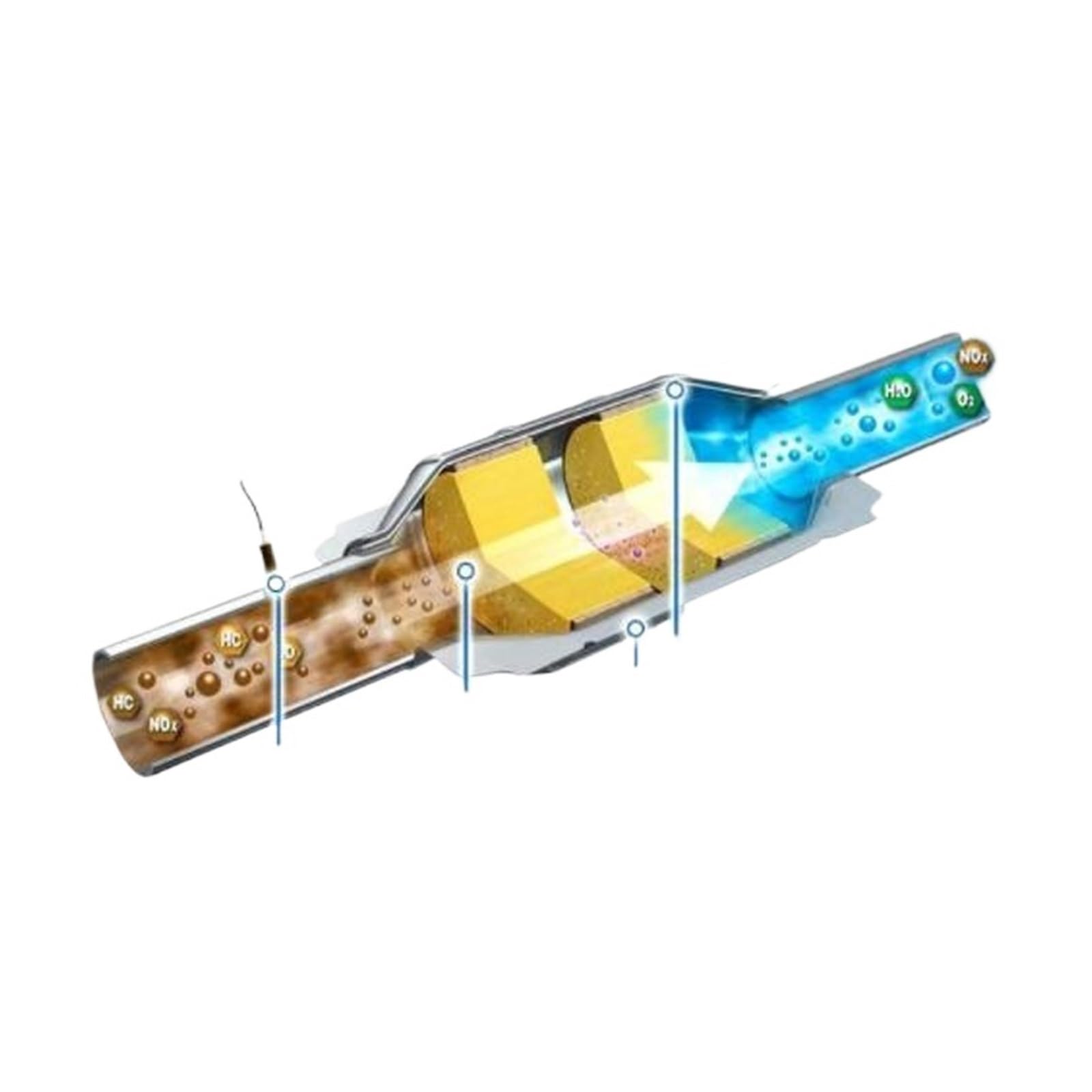 Catalizzatore NTY Per Peugeot 108, 208, 308, Citroen C1, C3, C4 Cactus - Ricambio Auto - Foto 10