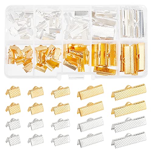 Amazon.co.jp: PH PandaHall ワニ口 金具 カシメ 約100個 5サイズ4色
