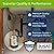 WaterChef Premium Under-Sink Water Filtration System U9000 with Intelligent Monitor (Polished Brass Designer Faucet), Certified for 78 Contaminants, 1,000 Gal., Made in USA