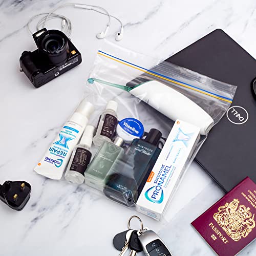 Catiferous 40 Pcs Zip Lock Bags Large Reusable Freezer Bags, 1-Gallon (4.55L) Ziplock Bags Food, Leakproof BPA Free Large Food Bags Zip Seal, Airtight Heavy Duty Plastic Ziplock Bags Food Catiferous 40 Pcs Zip Lock Bags Large Reusable Freezer Bags, 1-Gallon (4.55L) Ziplock Bags Food, Leakproof BPA Free Large Food Bags Zip Seal, Airtight Heavy Duty Plastic Ziplock Bags Food