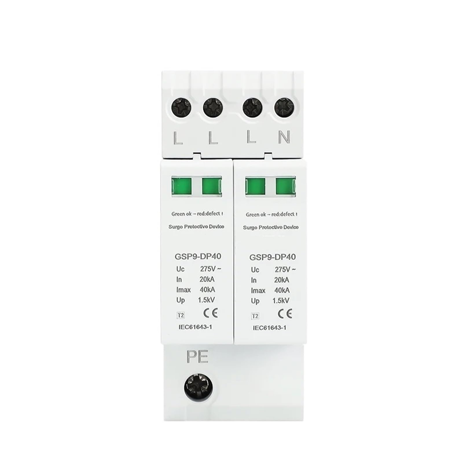OSHZIKJII GSP9 3P+N 36mm 20~40KA Surge Protector