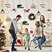 60Pcs Funny Christmas Party Hanging Swirls Decorations Xmas Vacation Ceiling Hanging Streamers Merry Christmas Holiday Birthday Ornaments for Winter Family Home Indoor Birthday Holiday Party Supplies