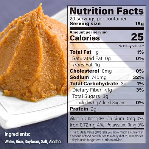 chaganju Miso Paste Malted rice, Handmade in Kyoto Japan 300g(10.58OZ),NON-GMO,NON-MSG