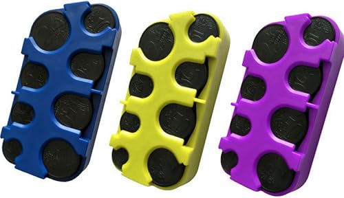 Miniatura 2 de anso Euro Coin Holder Case Money Storage Box Wallet Organizer (negro)