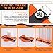 Tellegloww Connectable Contour Gauge 10+10 Inch Shape Profile Woodworking Tools for Flooring Tile Laying Carpet Gifts for Men Husband Dad Husband Father's Day