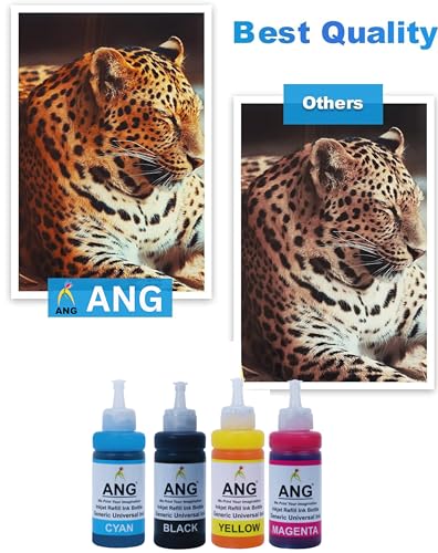 ANG Inkjet Refill Ink for use All Inkjet, deskjet, officejet Printers and Cartringes for H.p. priner cartridges &Cannon Printer cartridges (Full Set) 7 517pfohXvvL