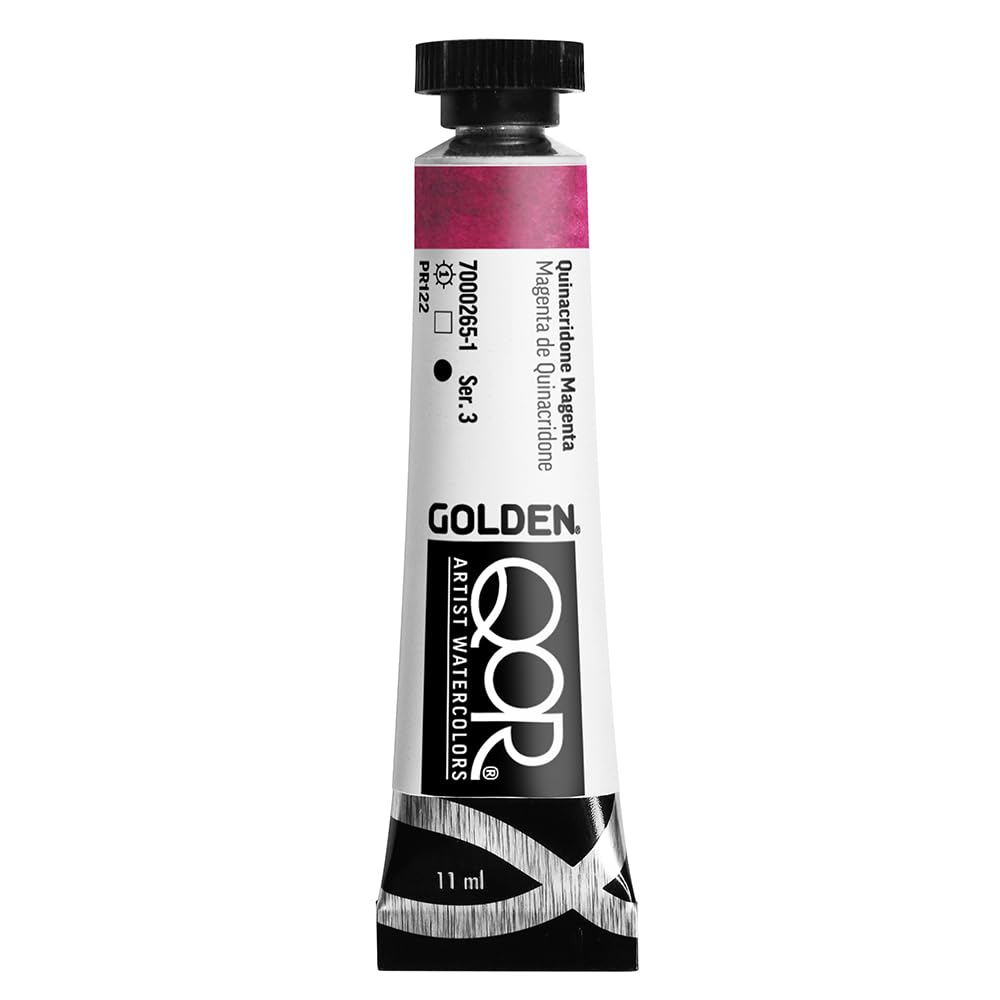 Golden Artist Colors QOR W/C 11ML QUINACRDN MAGNTA