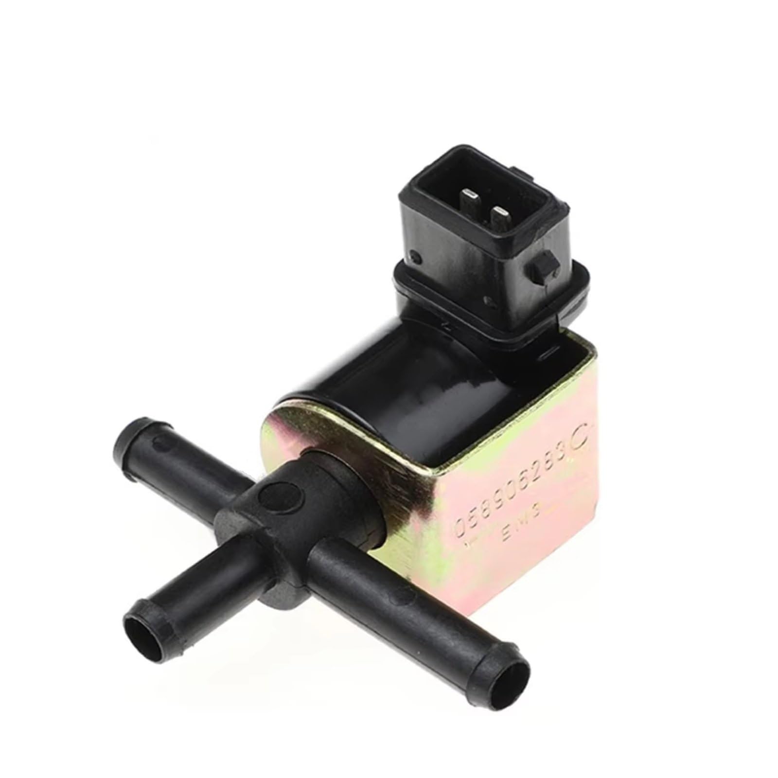 Lnhygtfr One Color Vacuum Solenoid Valve Compatible With Vw For Jetta Gli 2004-2005 For Golf Mk4 2000-2001 058906283F Car For Turbo Boost Control Solenoid Valve