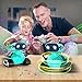 Hamourd Robot Toys - Kids Toys Rechargeable RC Robots, Remote Control Toy with Auto-Demonstration, Flexible Head & Arms, Dance Moves, Music, Shining LED Eyes, for Girls Boys