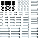 FORGING MOUNT Universal TV Mounting Hardware Pack 88pcs Fits All TVs up to 82 inches with M4, M5, M6...