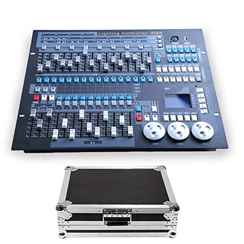WANGIRL Regulador DMX512 Consola de Controlador 1024 Canales para Stage Light Party DJ Disco...