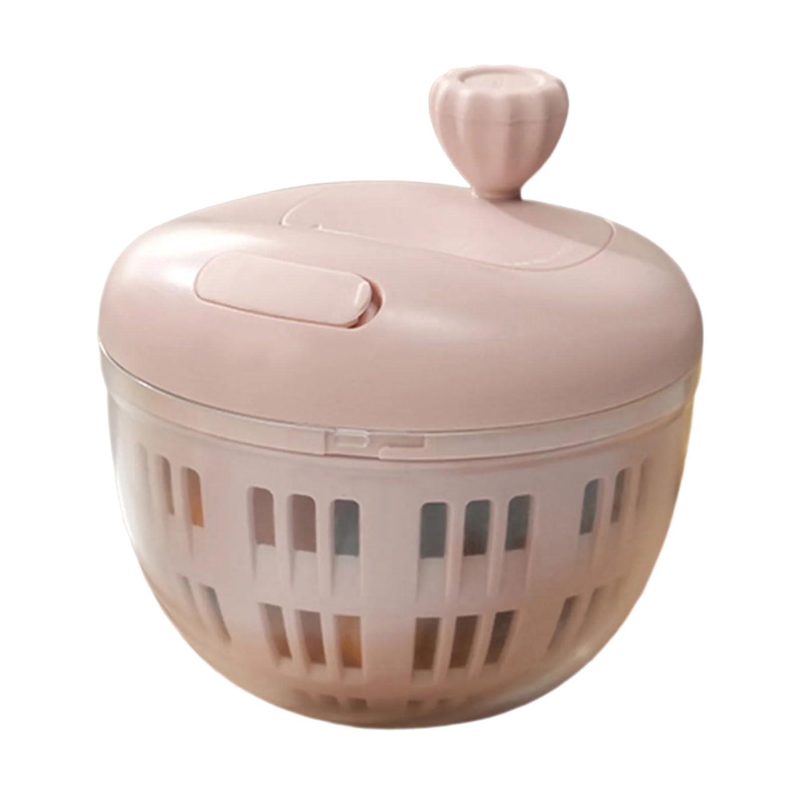 Jazuaiao Salad Spinner Lettuce Dryer Strainer Fruit Washer Kitchen Tool Vegetable Dehydrator for Wash & Dry Salad Greens Spinner