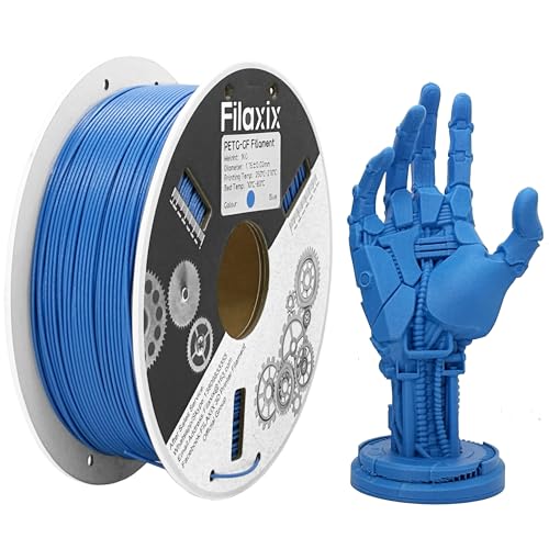 Glass Fiber PETG Filament 1.75mm, PETG GF 3D Printer Filament, Water and...