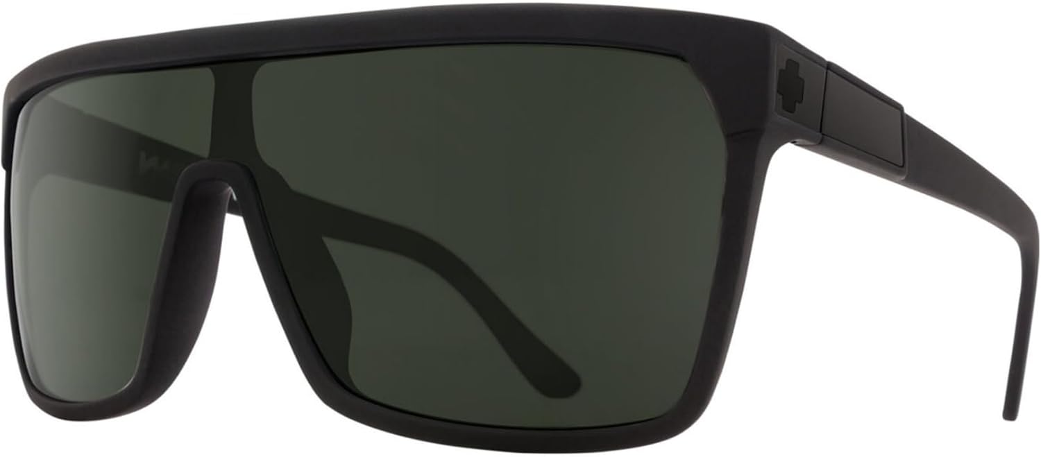 Spy FLYNN Square Sunglasses for Men +BUNDLE with ACCESSORY EYEWEAR KIT