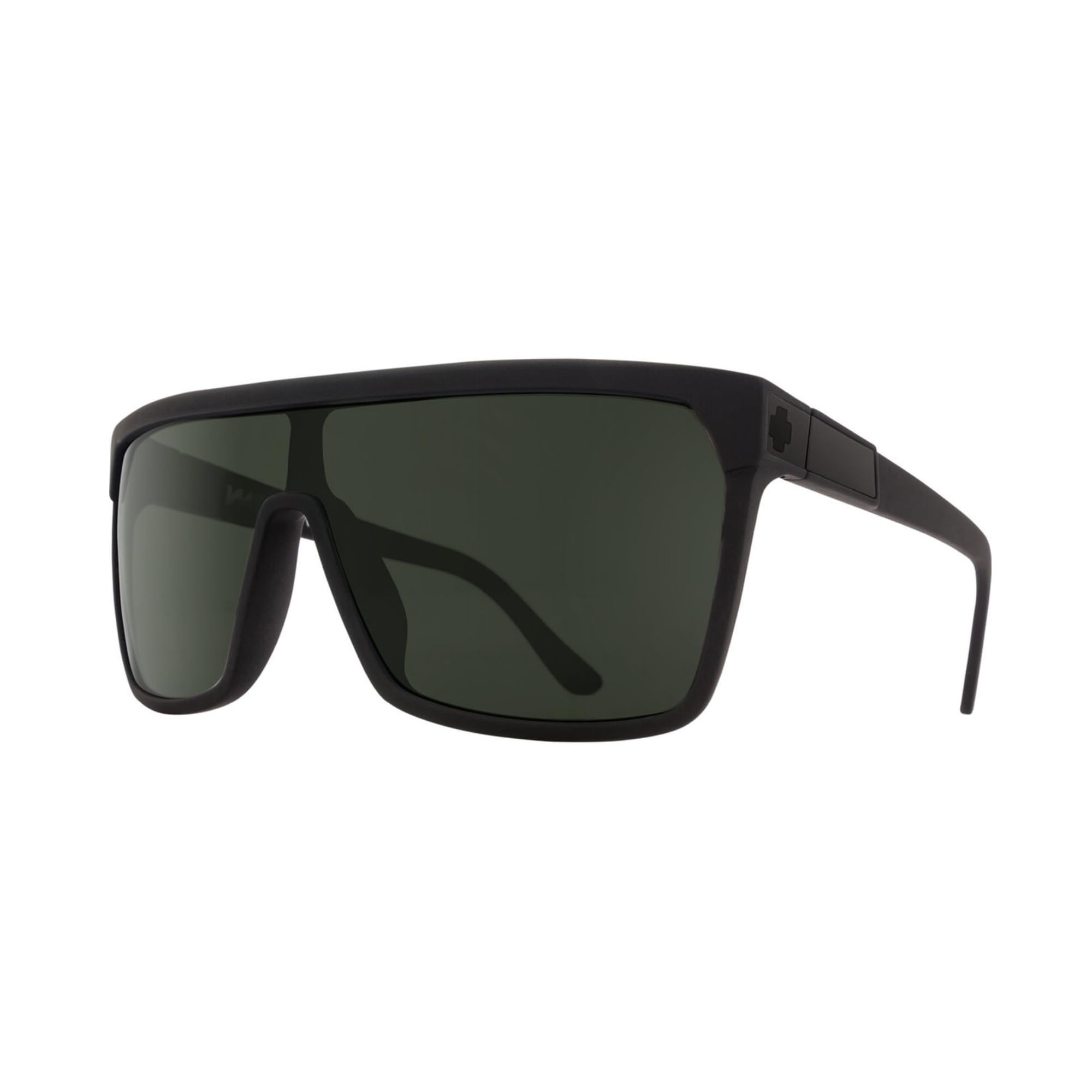 Spy FLYNN Square Sunglasses for Men BUNDLE with ACCESSORY EYEWEAR KIT