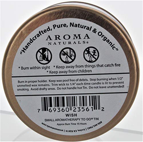 Aroma Naturals Wish Peppermint Vanilla Tin #TOP4