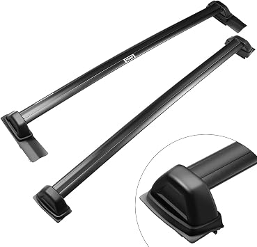 ROADFAR Roof Rack Aluminum Top Rail Carries Luggage Carrier Fit for 2003-2011 for Honda Element Sport Utility 4-Door 2.4L Cargo Rack