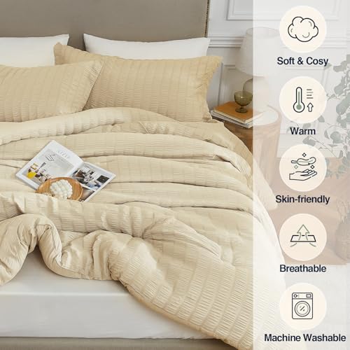 60% Off Quataly Queen Seersucker Comforter Set - Use Code EXRD5NIU - Image 4